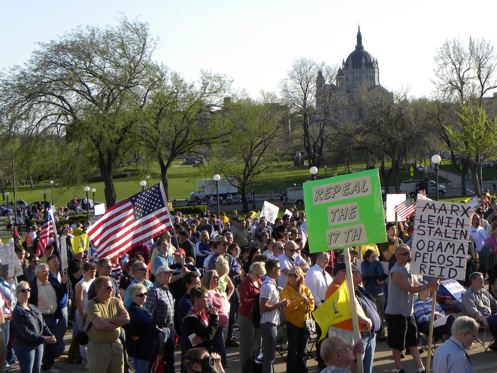 Tea Party tax day protest 2010