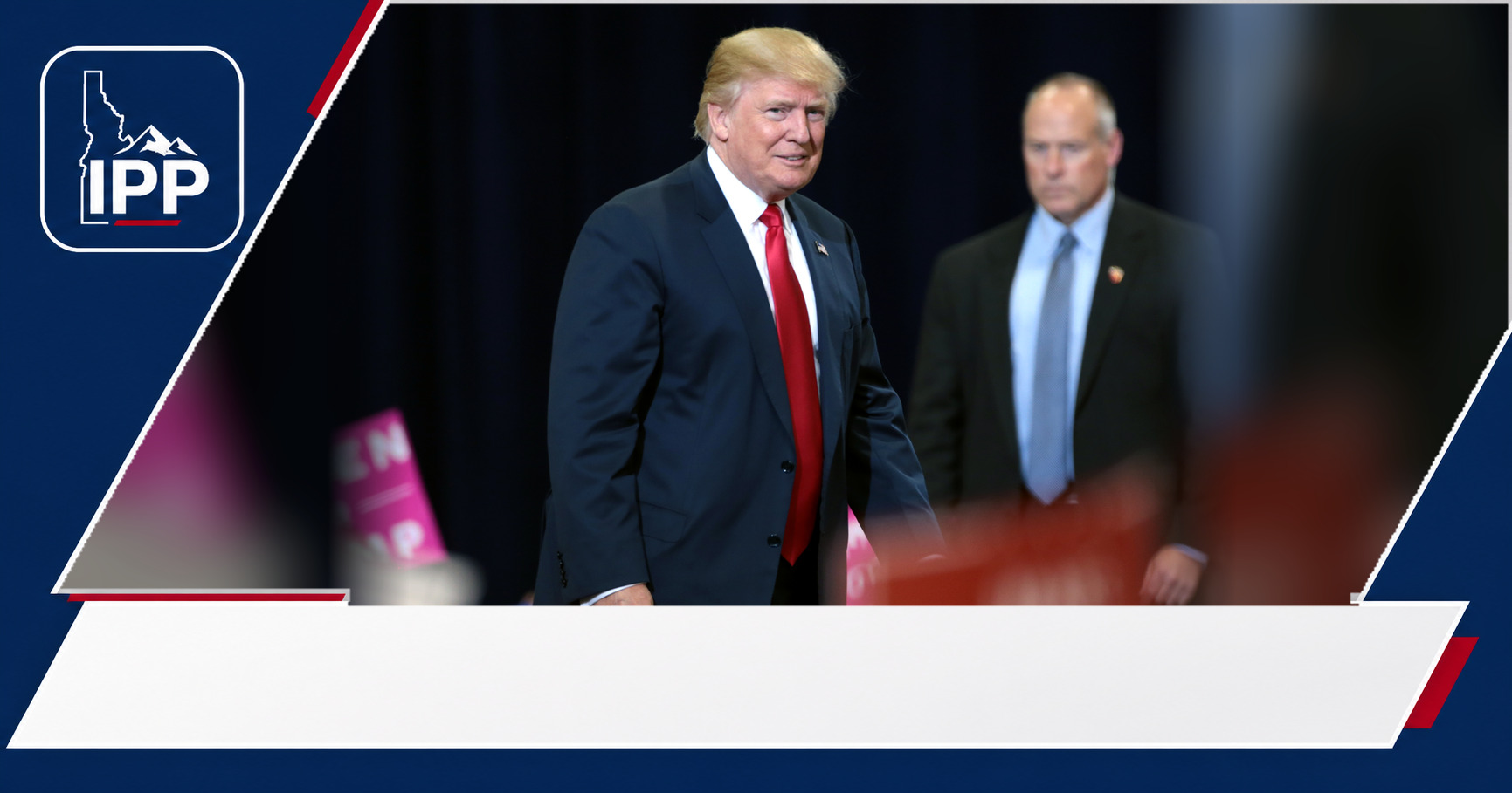 Donald Trump featured editorial graphic